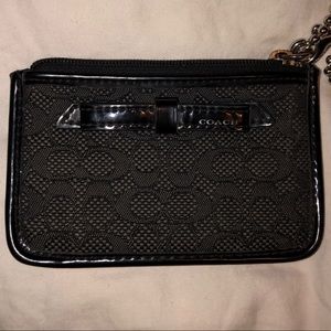 Coach wristlet wallet/ ID holder